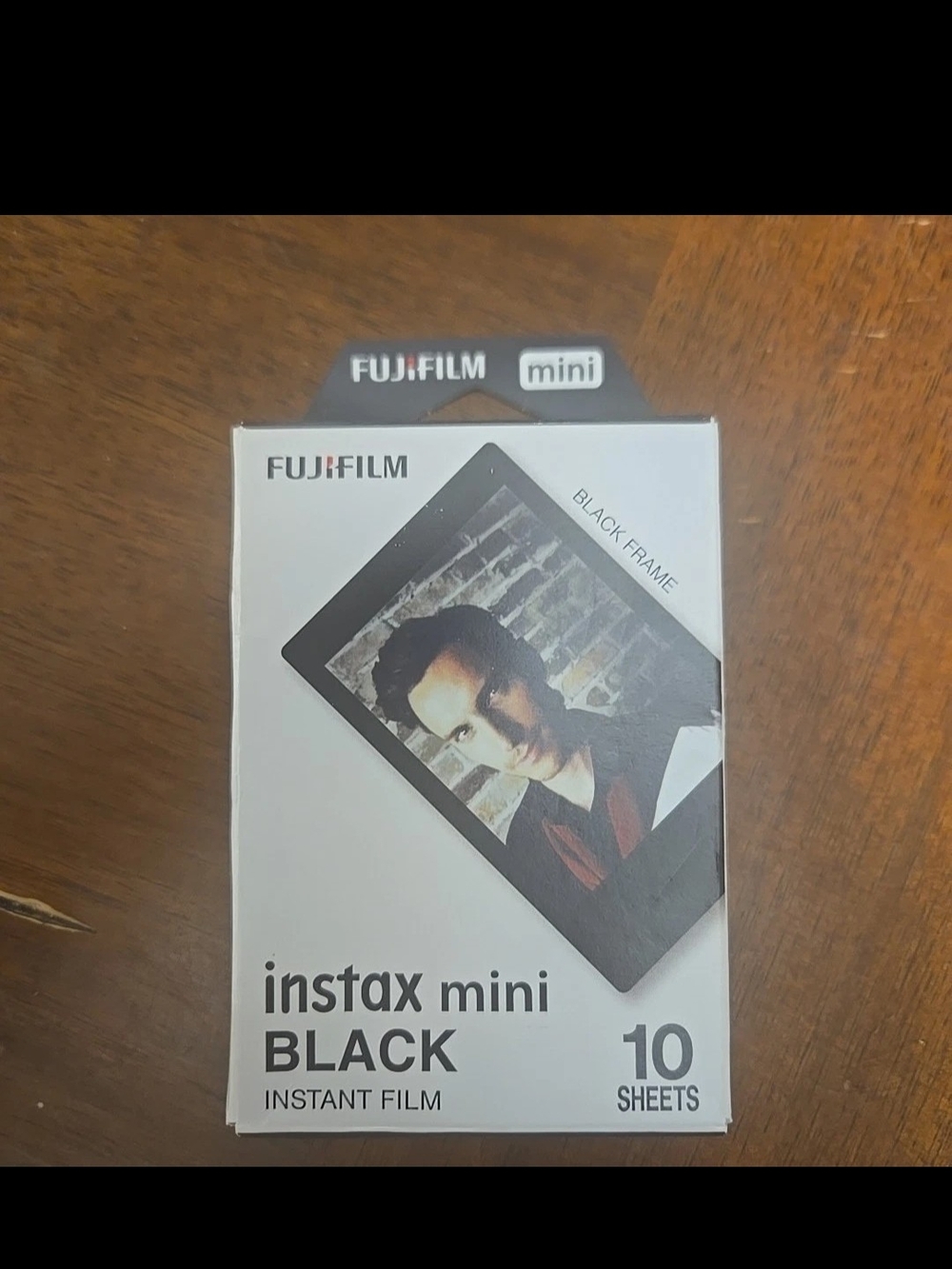Fujifilm instax mini Black Frame Instant Film (Black) - 10 Sheets